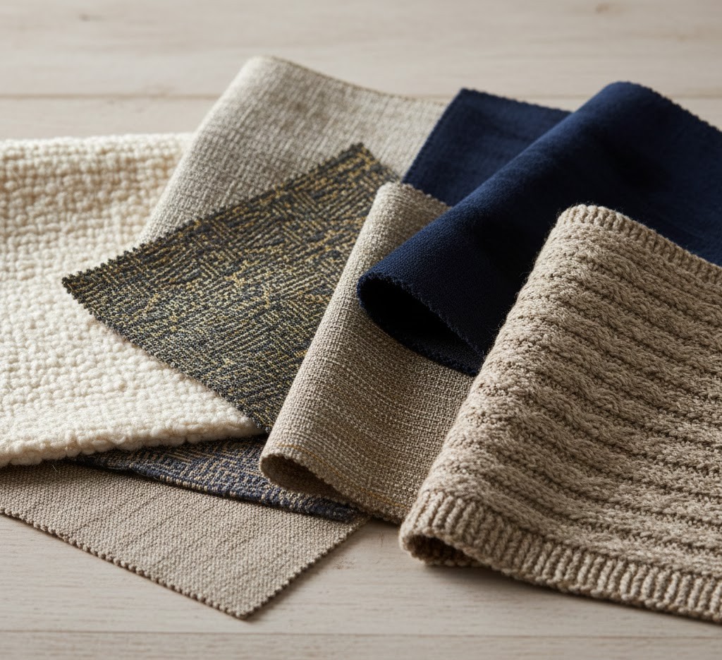 Stoffering materialen