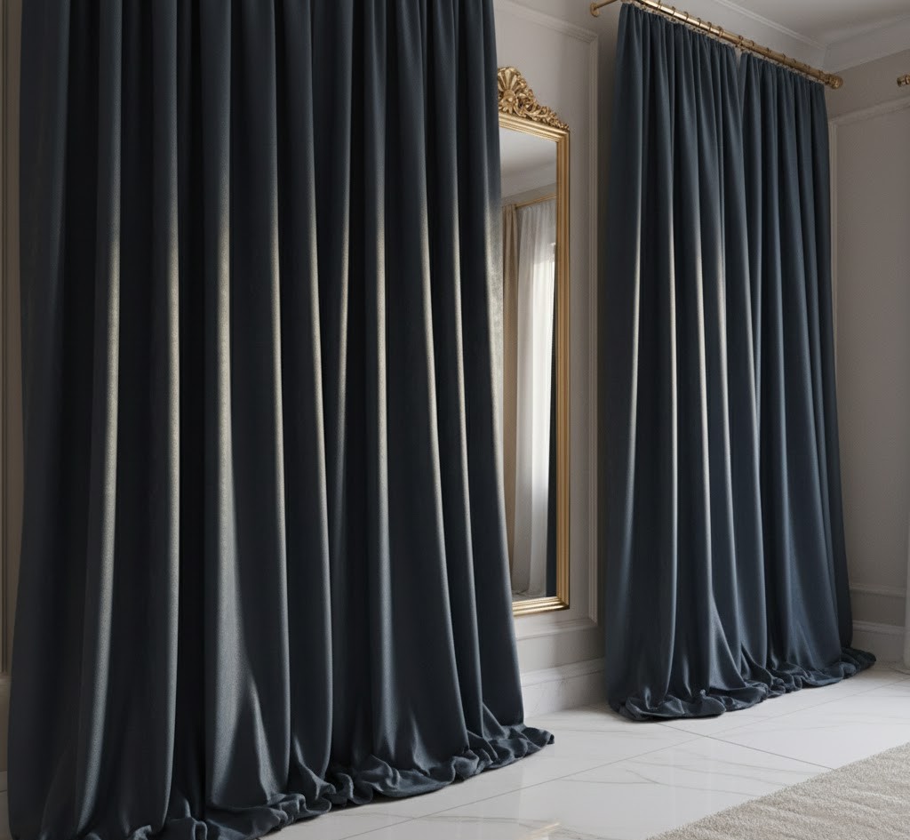 Fluwelen gordijnen